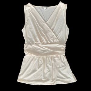 Banana Republic Sleeveless Wrap style top.